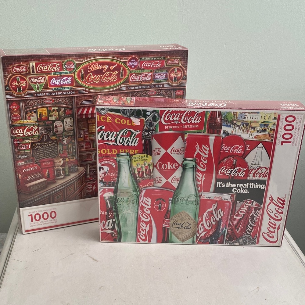 Coca Cola Puzzle Collection - Red, White, and Green